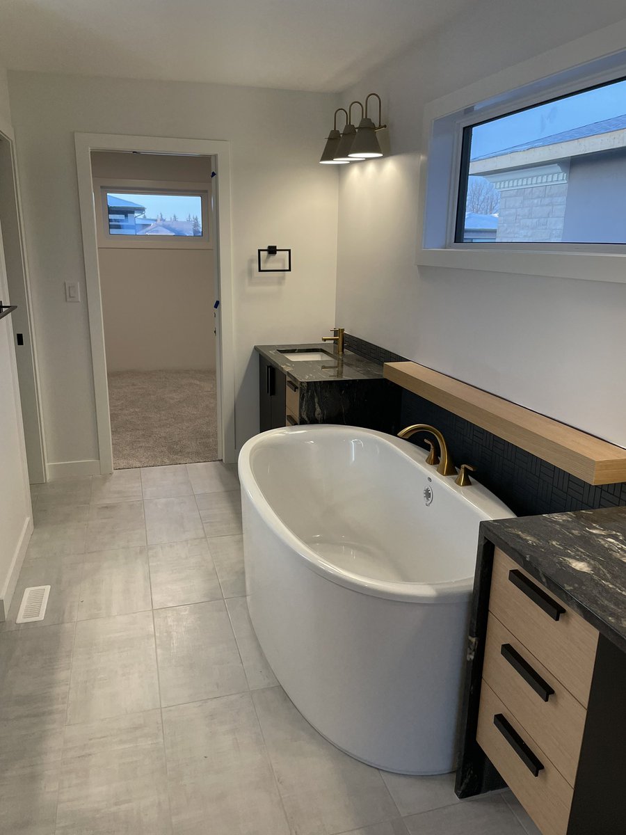 Finishing touches being done at our Keswick model home. Contact us for a private viewing or details. Such great little details in this home!