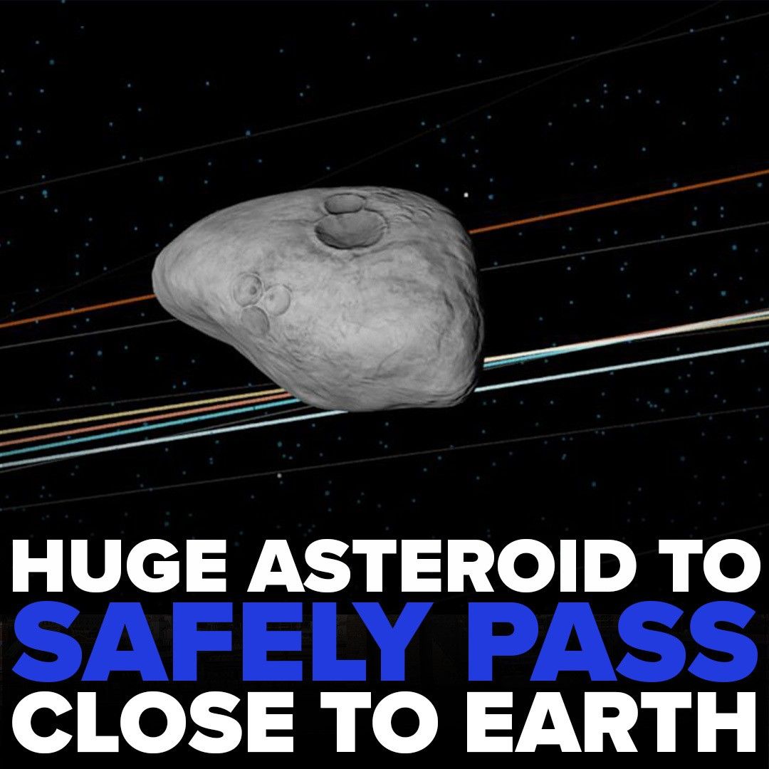 ABC7NY's tweet photo. DON'T LOOK UP! ☄️ A 1-kilometer-sized asteroid is set to make pass near Earth. But scientists say this once-in-a-lifetime event won't be the start of a sci-fi disaster movie. https://t.co/Dh3V6v44cW https://t.co/0oFbAaejJL