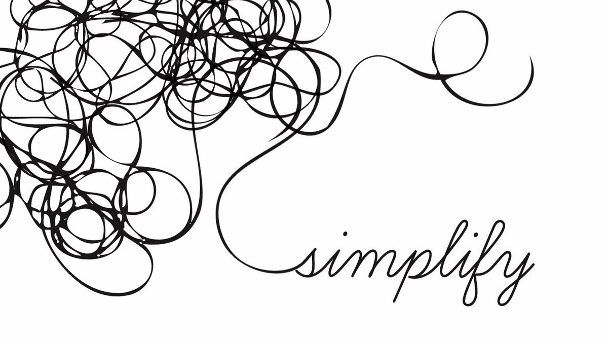 As we continue in a world walking along side a pandemic, I choose simplicity in all things. We have the tendency to make things more complicated than is necessary. I want to reflect on my family, career, and my school and 'simplify' the path ahead. #oneword <a href="/Dr_Rob_Jackson/">Dr. Rob Jackson</a>