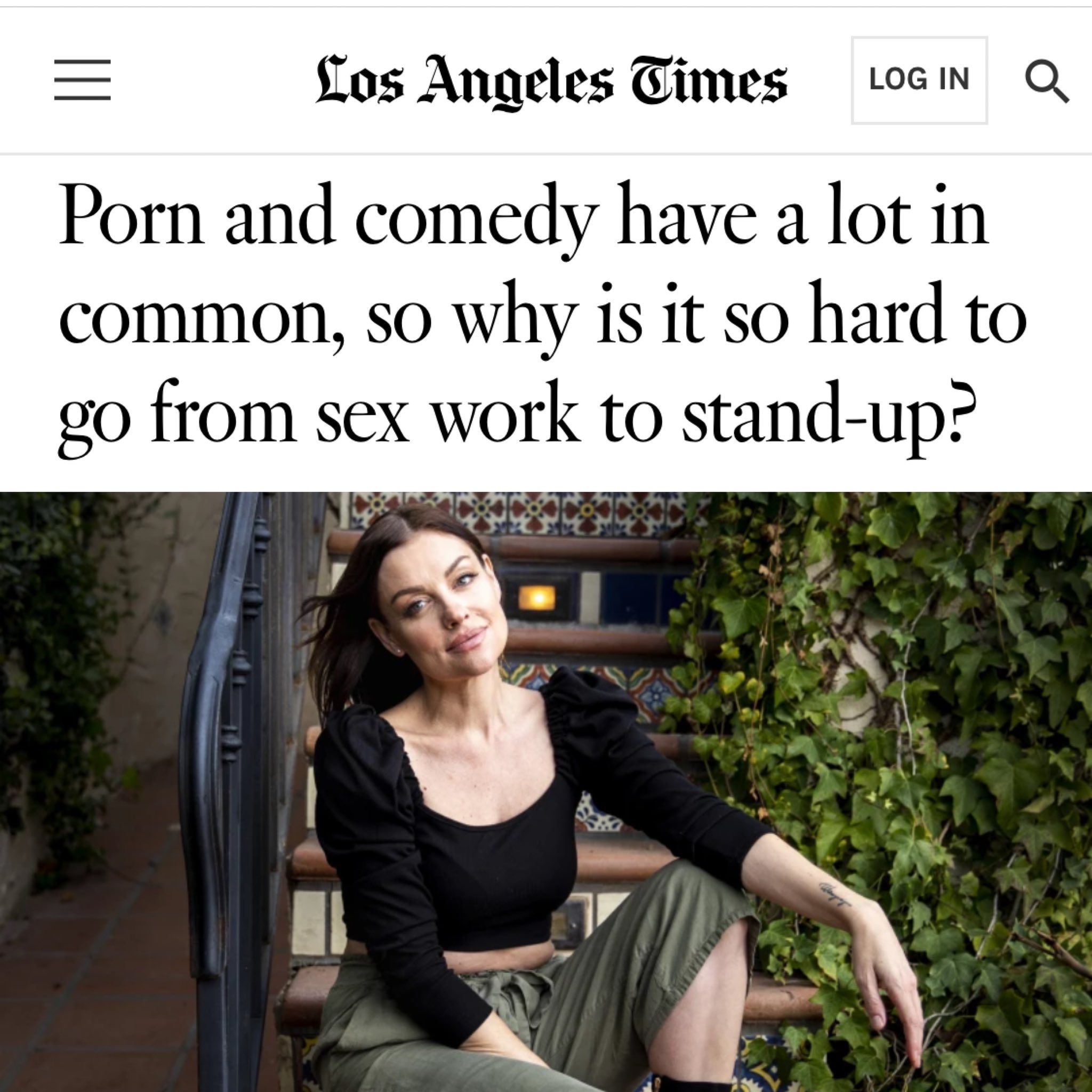 1 pic. Having my SW status as a headline in the @latimes and being HAPPY about it, goes to show the work of SW activists everywhere, has made tremendous progress. Ten years ago I wouldn’t have thought this kind of story by @AliNotAlli (https://t.co/U1WsSz2NpM)was possible. #EndTheStigma https://t.co/G5Hm1lB7K2