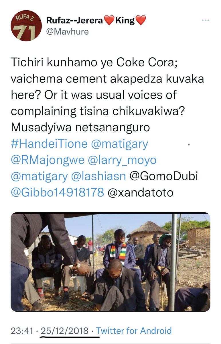 Hopewell Chin’ono tweet media