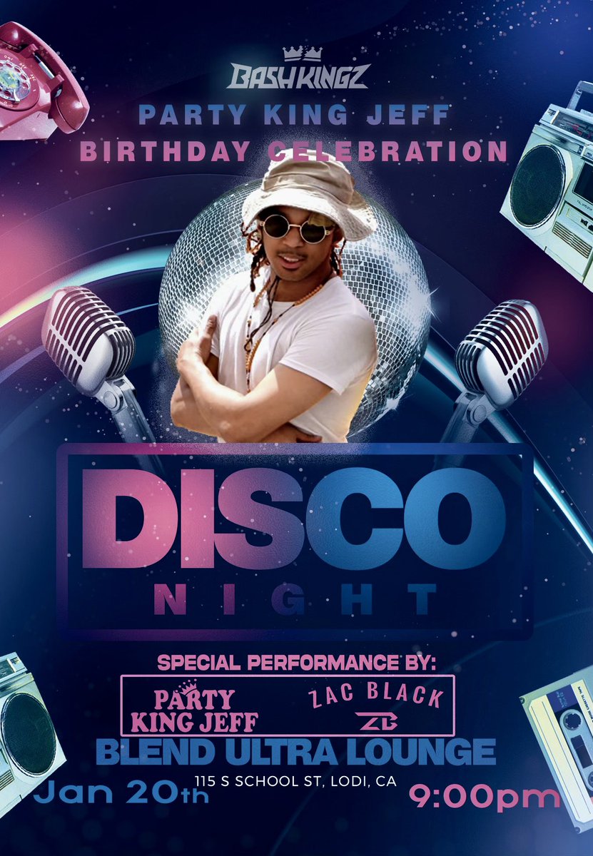 PartykingJeff's tweet photo. This THURSDAY is my birthday 🥳 party everyone better pull up and get Groovey 😉 https://t.co/rt5h7Gcxqj