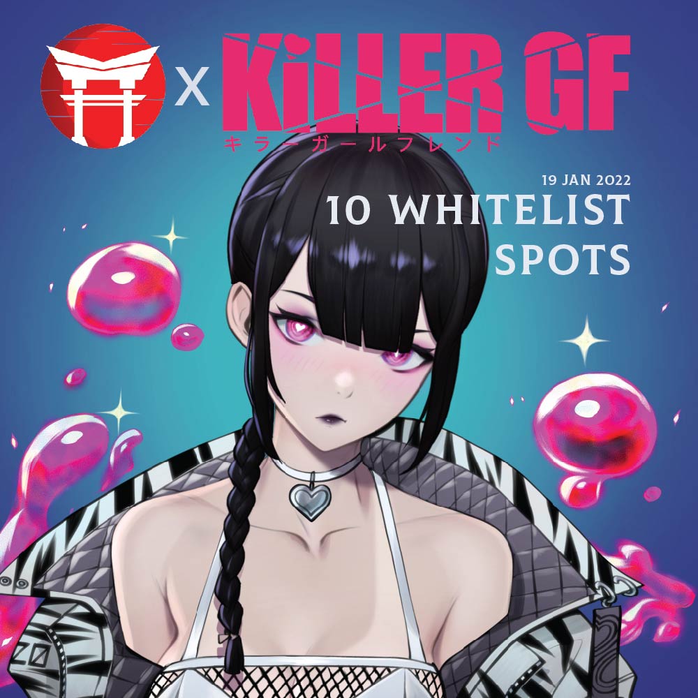 GM Frens! We are proud to support 
<a href="/killergfnft/">KILLER GF</a> to give out 10 Whitelists for their upcoming mint!

10 Whitelists
▶ Like + Retweet this post
▶ Follow <a href="/killergfnft/">KILLER GF</a> &amp; <a href="/MTTM_Official/">Method to the Mythos</a> 

Good luck! ⛩