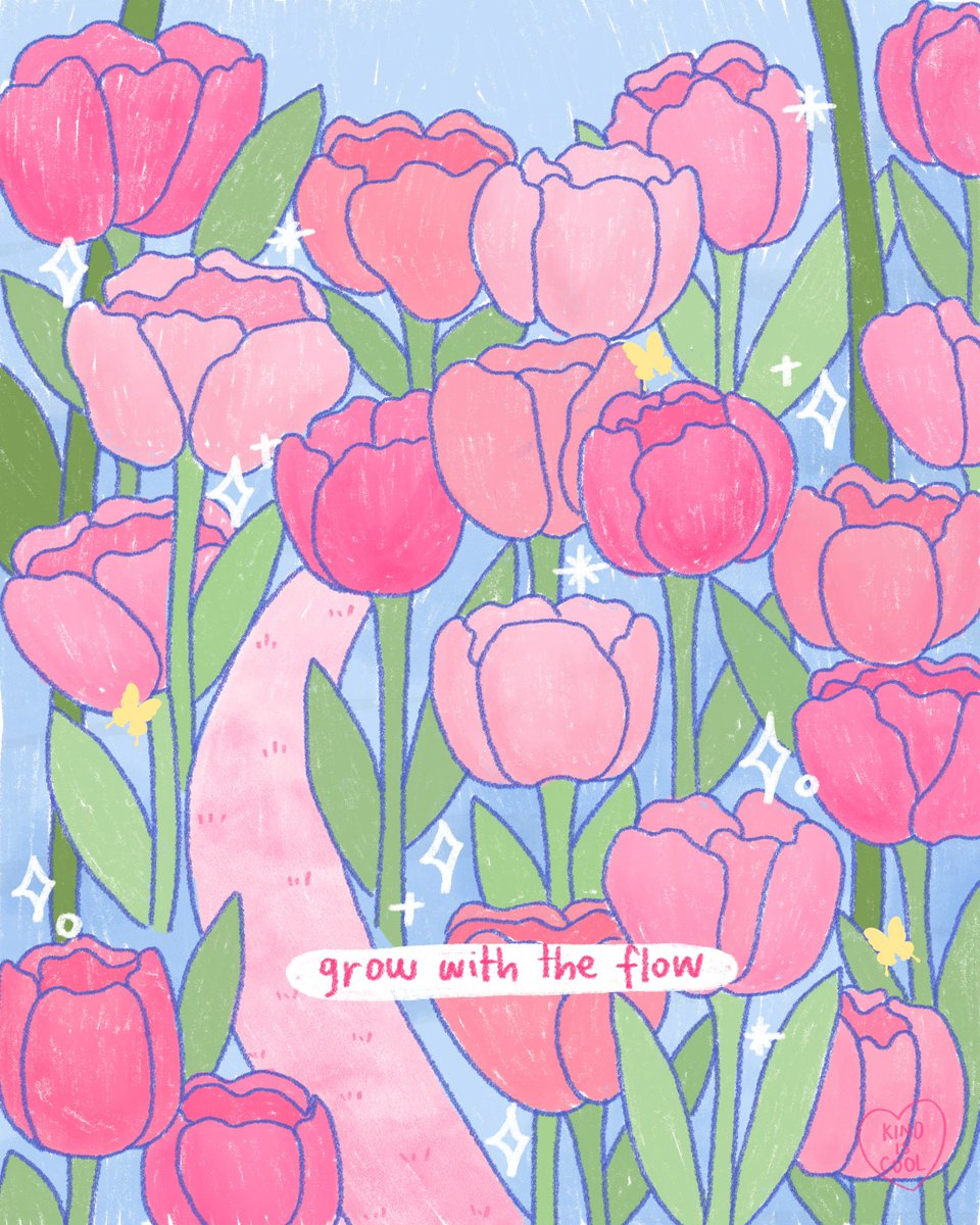 kindiscoolclub's tweet photo. grow with the flow 🌷🍃 #artph https://t.co/zWmCWdBMCn