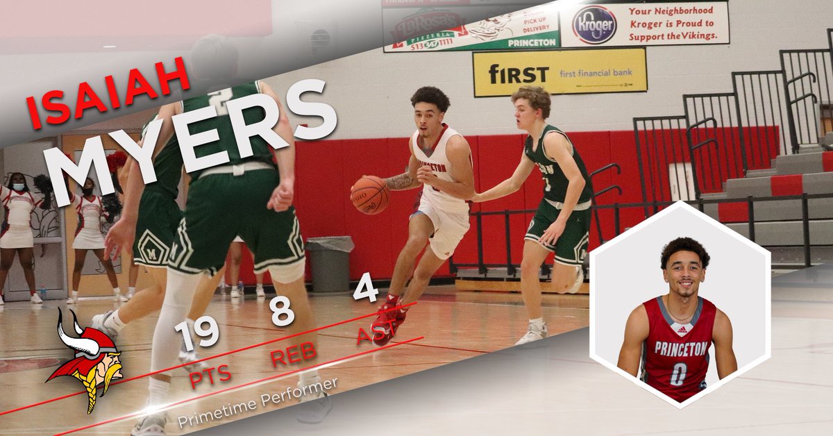 VikeNationHoops's tweet image. Tonight's Primetime Performer vs Mason is @IMyerss8 
#MrDoItAll
#VikeNation
#WeArePrinceton
#Together