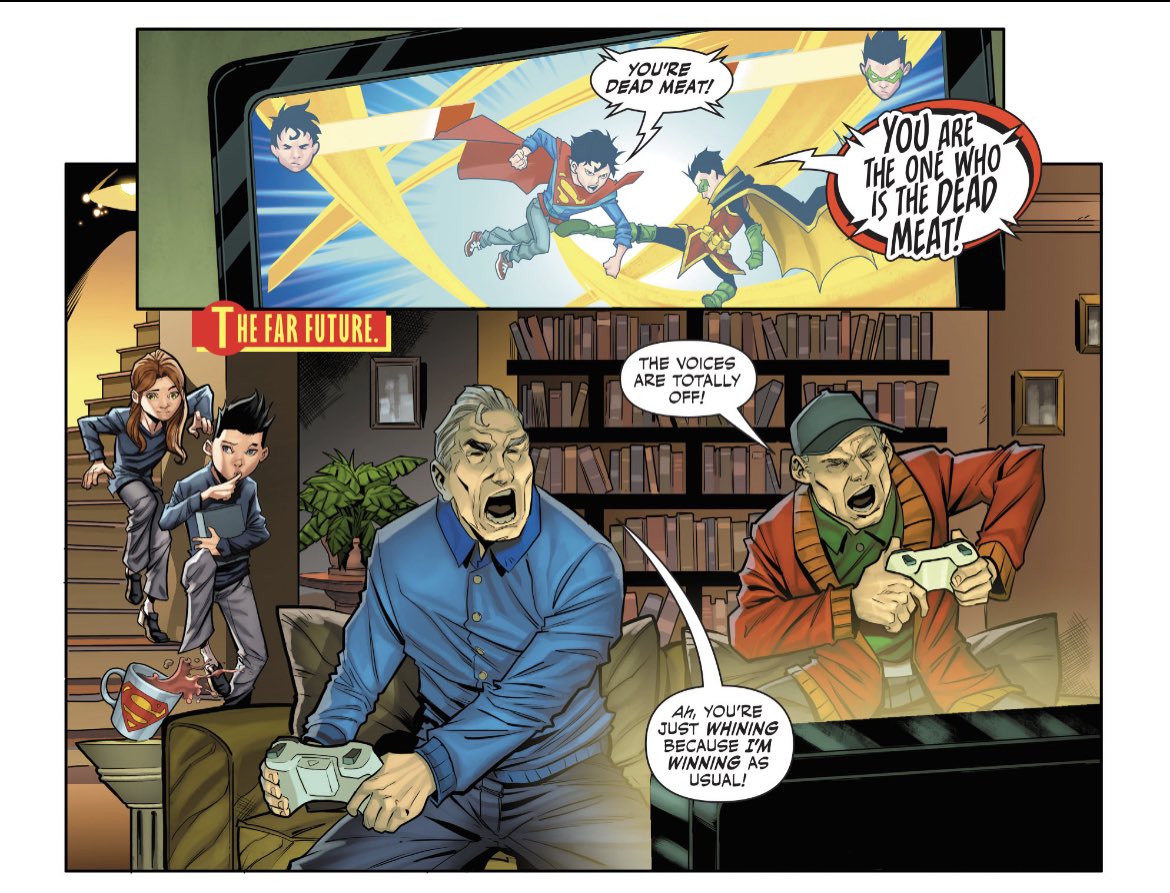 Bring10JonBack's tweet photo. @BRIANMBENDIS Actually you ruined a childhood.His name was #JonKent. He was 10 when you sent him to future, imprisoned, tortured &amp; aged him up while he had to say goodbye to parents &amp; friend Damian. No good story came from it. All cause you didn't want him to do chores,homework &amp; playing games https://t.co/xjv1udvNmd