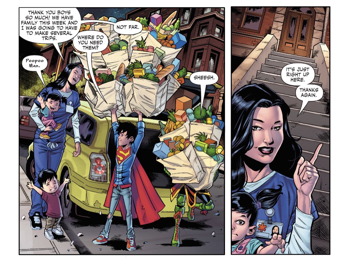 Bring10JonBack's tweet photo. @BRIANMBENDIS Actually you ruined a childhood.His name was #JonKent. He was 10 when you sent him to future, imprisoned, tortured &amp; aged him up while he had to say goodbye to parents &amp; friend Damian. No good story came from it. All cause you didn't want him to do chores,homework &amp; playing games https://t.co/xjv1udvNmd