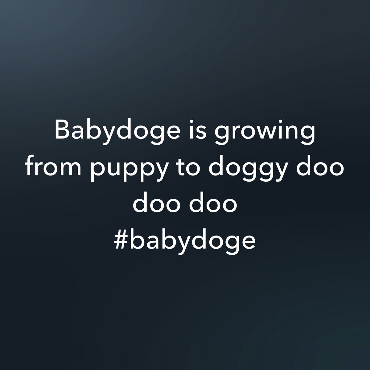 BABYDOGEGROUP's tweet photo. Babydoge is growing from puppy to doggy doo doo doo @babydoge 🚀

Morning Guyz From South Asia
Babydoge Group📈📊

Shill This Community Target Follower 1k doo doo doo🐕🐾🐶🦴#BabyDogeCoin https://t.co/j7zluTCZ4y