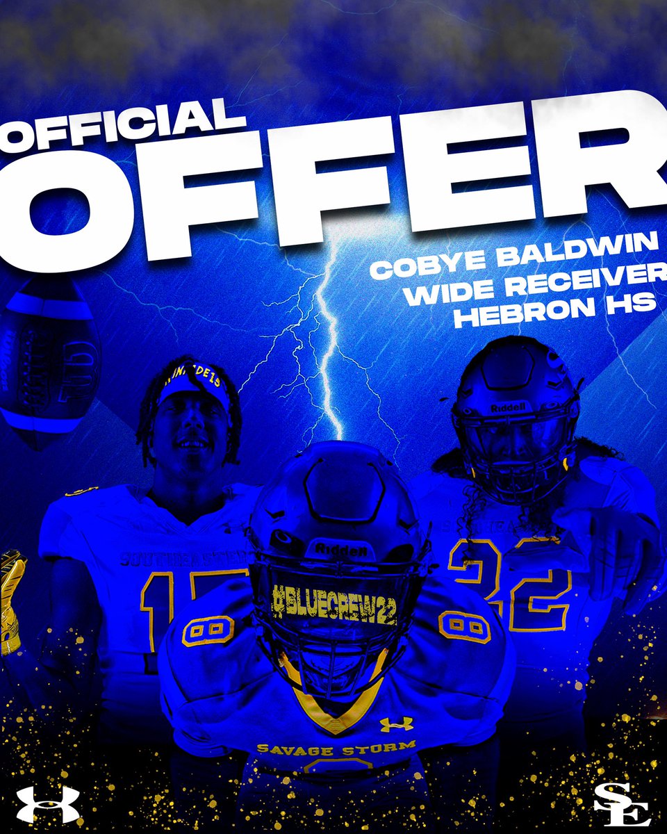 After a great visit this past weekend I am proud to say that I have received another offer from Southeastern Oklahoma State University🔵🟡 #SavageStorm <a href="/GabeEliserio/">Coach Gabe Eliserio</a>