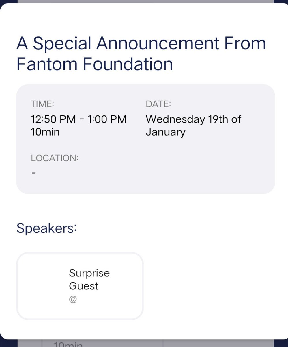 milesdeutscher's tweet photo. The special announcement guest speaker has changed from @harryyeh to “Surprise Guest” on the @keynote_ae site. 

I wonder what’s in store for us tomorrow.. 👀 https://t.co/HsouP3VNcX