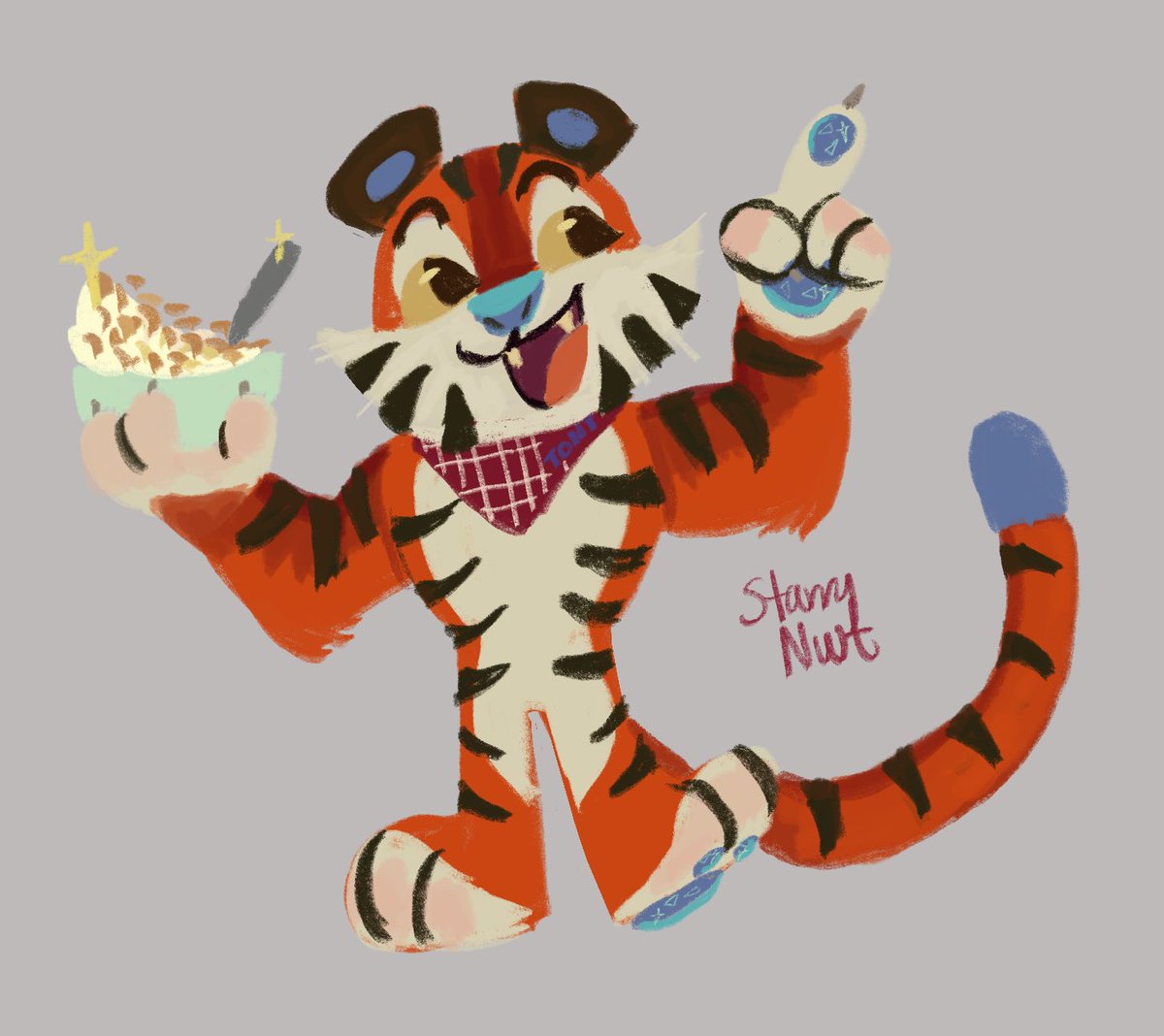 Tony the Tiger, he’s great.