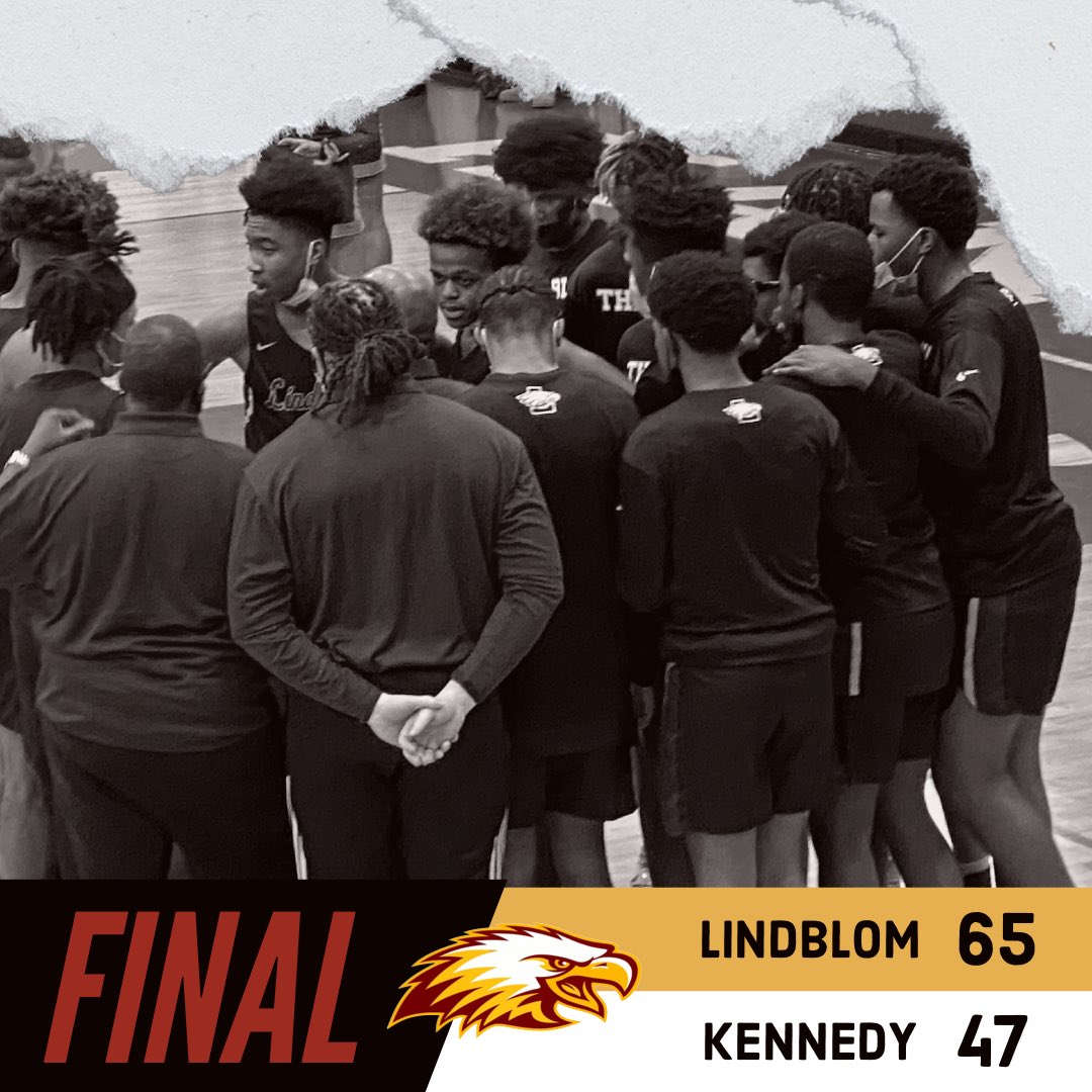 The Eagles bounce back into the win column, and remain unblemished in conference play (7-0)! 

Reggie King (Sr): 23p/12r/6a
Jacobi Moore (Jr): 10p
Je’Shawn Stevenson (So): 17p/5r
Quentin McCoy (So): 5p/8r/10a

Next up: Home v. Catalyst Maria, 1/18 @ 5PM.

#LifeIntheBlom 🔴🦅🟡