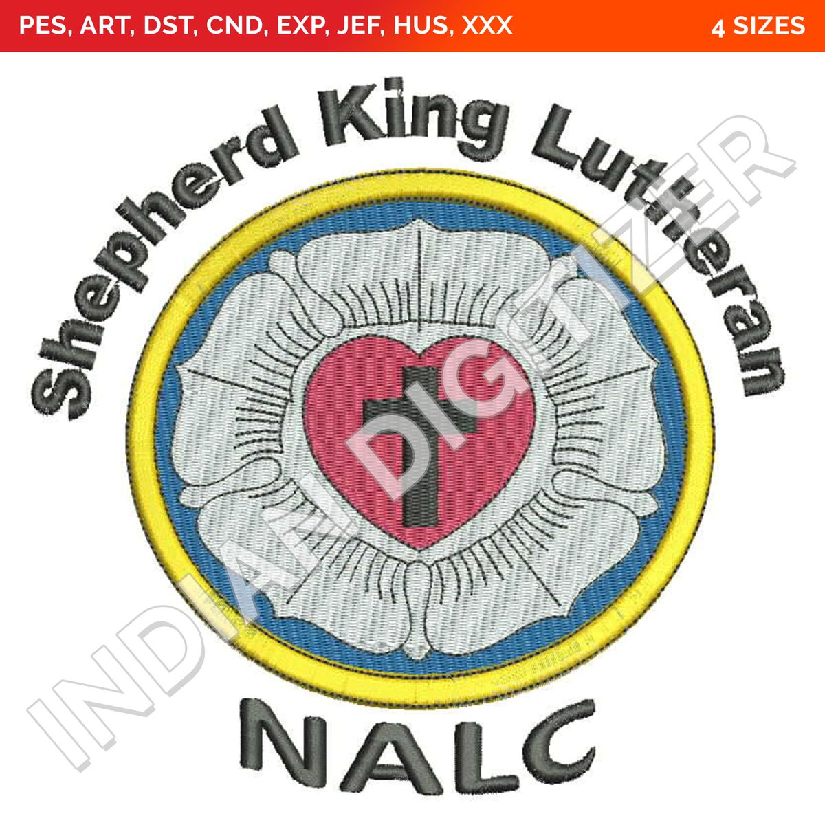 indiandigitizer's tweet photo. Shepherd King Lutheran - NALC - Church Religious Symbol Crest - Embroidery Design only on Indian Digitizer! - https://t.co/Q5dlXeFV2J
#embroidery #art #machineembroidery #indiandigitizer https://t.co/lhELxHPy6x