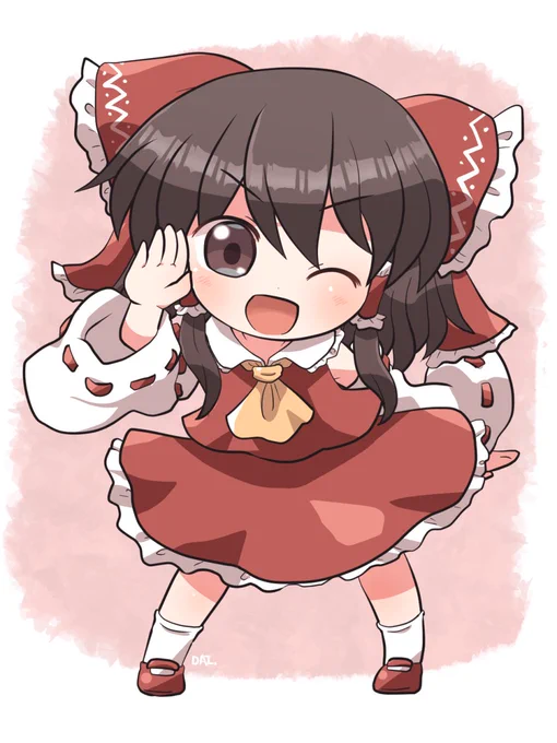 ミニ霊夢⛩️ #おは東方 