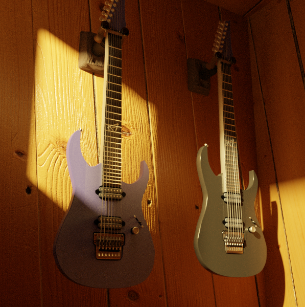 Frederi68355398's tweet photo. I modeled the signature K-7 @JC_SHAFFER's and @brianheadwelch's guitars in blender! @Korn https://t.co/YyIcV0wKtp