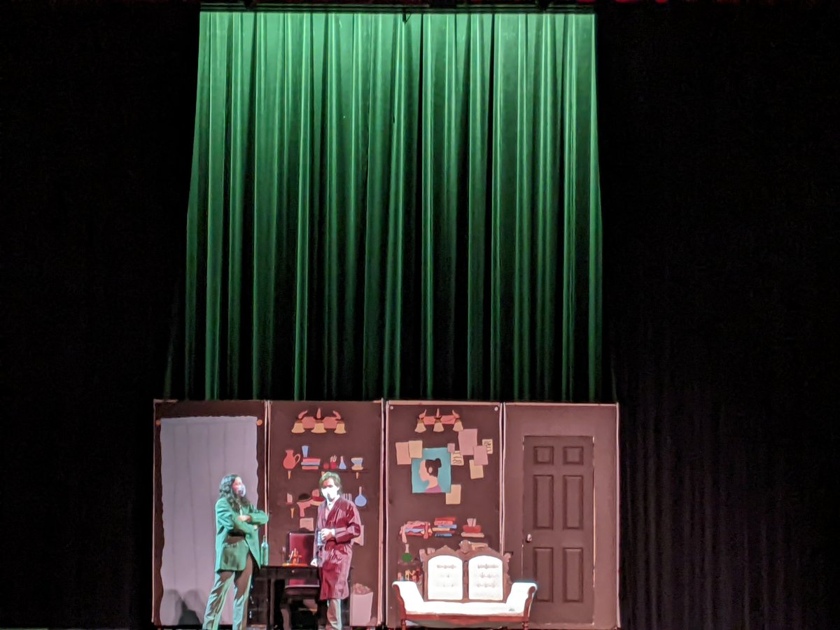 First dress rehearsal for Sherlock Holmes and the Case of the Christmas Carol! Come see the show in person this Friday (01/21) or Saturday (01/22) night at 7pm! Tickets available here: onthestage.tickets/show/groveport…
