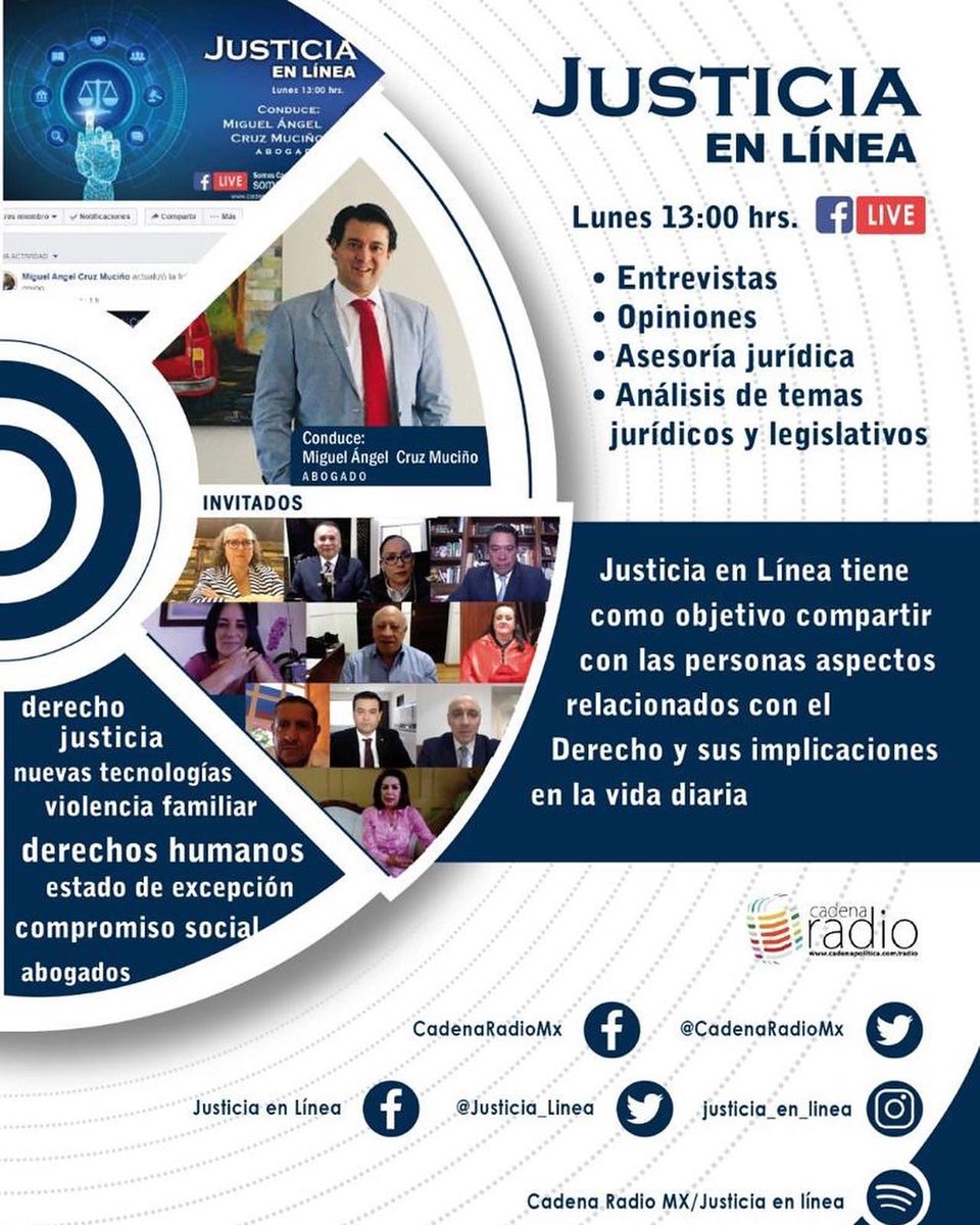 Justicia_Linea's tweet photo. Fue un enorme gusto platicar sobre la propuesta de adecuaciones al Juicio oral mercantil, con el Mtro. Juan Manuel Becerril de la Llata, en #JusticiaEnLínea, por #CadenaRadioMX

@JuanManuelBecerril
@MiguelÁngelCruzMuciño
#CadenaPolítica #JusticiaEnLínea #DDHH #JuiciosOrales https://t.co/hbJ6bfYcB3