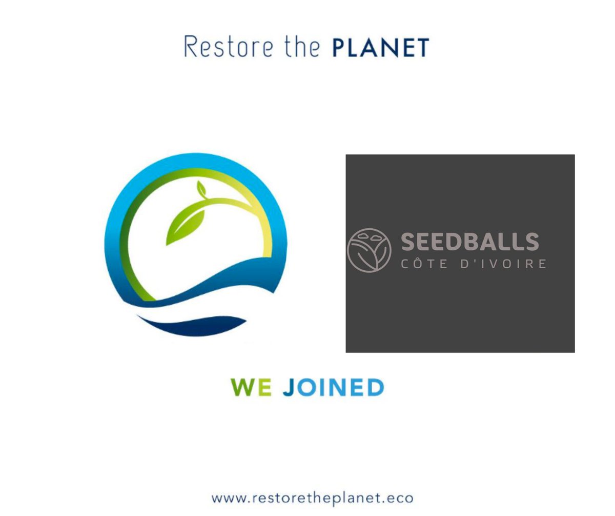🇬🇧We are pleased to announce that SEEDBALLS CÔTE D’IVOIRE is now a member of the international network @restoredaplanet , in support of the UN Decade on Ecosystem Restoration 2021-2030 driven by <a href="/UNEP/">UN Environment Programme</a> and <a href="/FAO/">Food and Agriculture Organization</a> 
💫Join Us ! #generationrestauration #restoretheplanet #nature