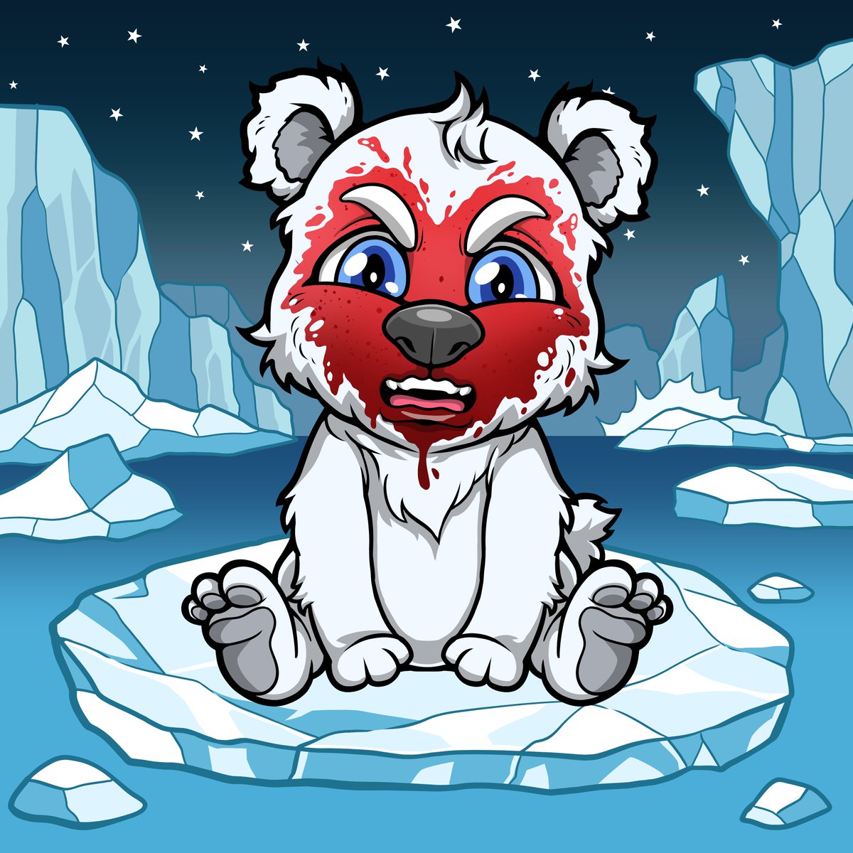 I will do a 10 WINNER #NFTGiveaway when we reach 10k followers. So close now. Please follow and share this Polar bear everywhere. #NFTs #NFTCommunity #nftart #NFTartist #Airdrop