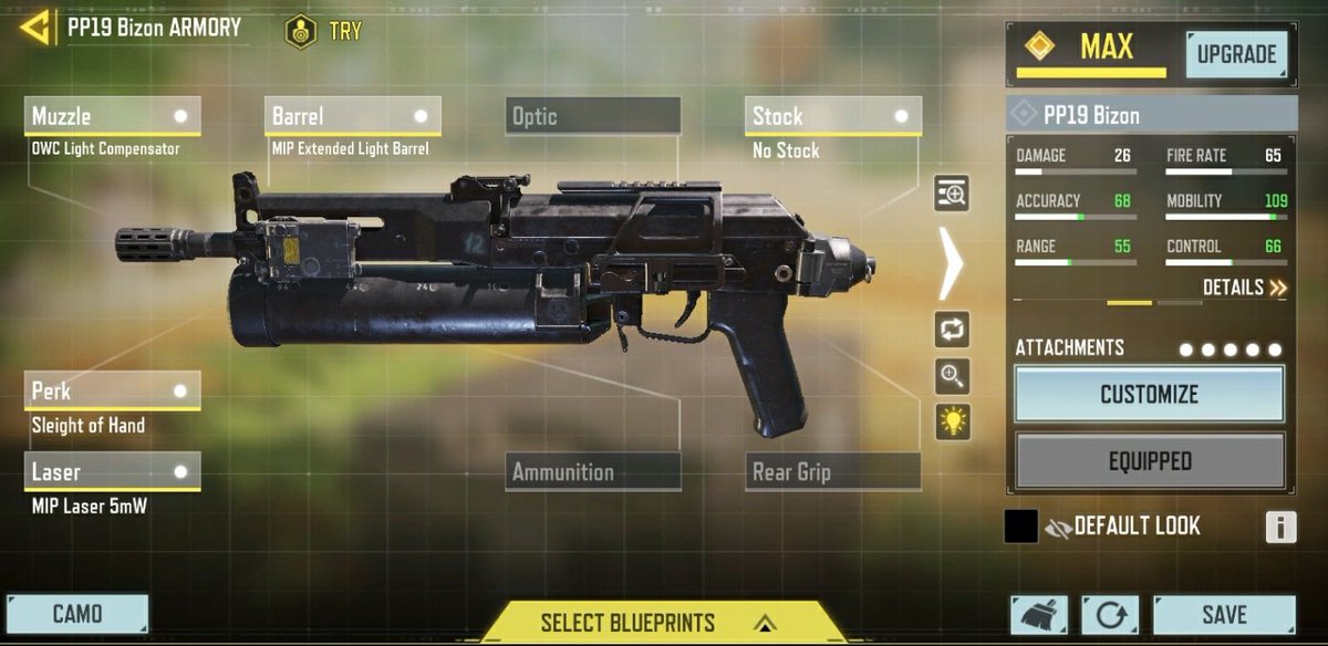 EyeSelfOfficial's tweet photo. Loadout #6 is the PP19.. This is the loadout slot i use to test guns.. I Made this after a buddy swore the PP19 was the new meta.. Great loadout but not my cup o tea..
#CODM #CodMobile #CodLoadout #Loadout #PP19 https://t.co/eDjaegGAdT