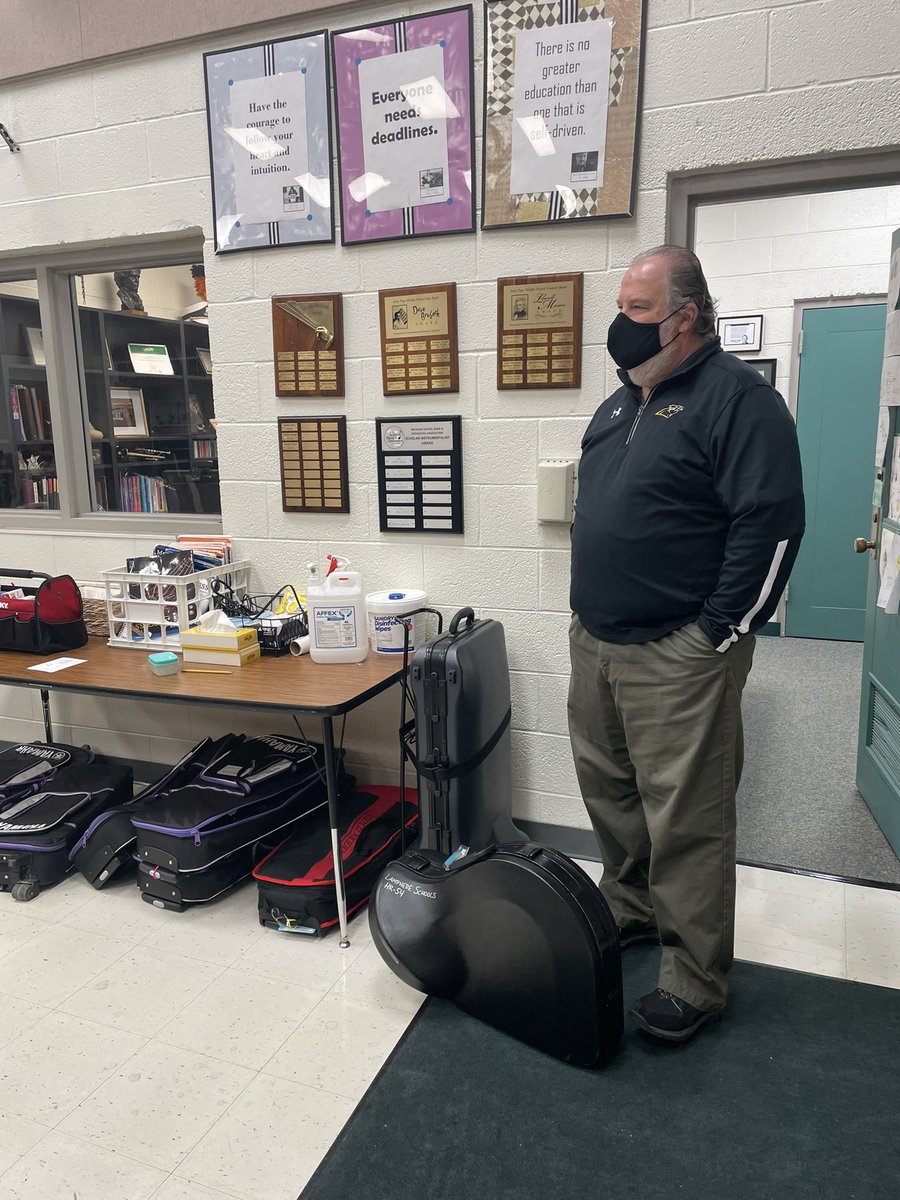 January is School Board Member Recognition Month. It was great to have Mr. Mier visit our <a href="/PagePanthers/">John Page Middle School | The Lamphere Schools</a> today so that we could honor his hard work! <a href="/LamphereSchools/">Lamphere Schools</a> #wearelamphere