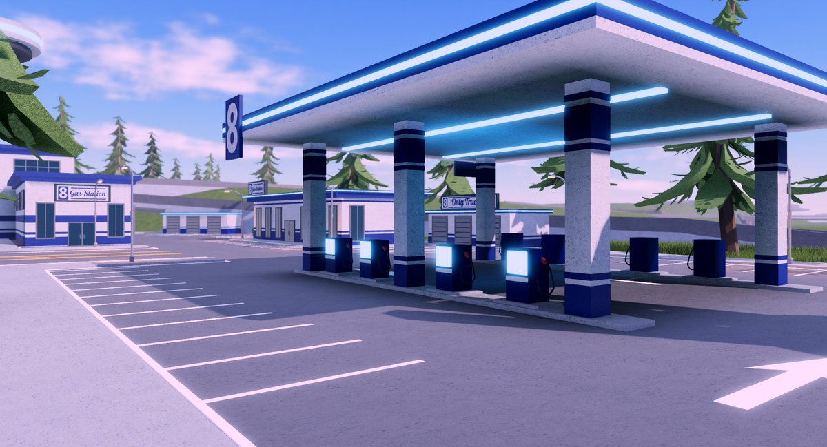 DriveBlox's tweet photo. ⛽🚚  After a long drive in DriveBlox, you notice you're out of gas. Luckily, there's a newly-built 8 Gas Station not far away.

Socials: https://t.co/VYkmHQQ2su
#DriveBlox | #Roblox | #RobloxDev https://t.co/W8RYXlzmp9