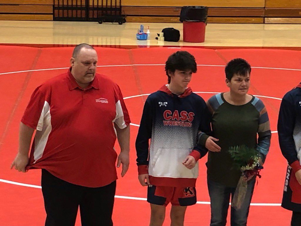 LCKWrestling's tweet image. Big win over Logansport 54-21 on senior night. Going to miss these guys next year!