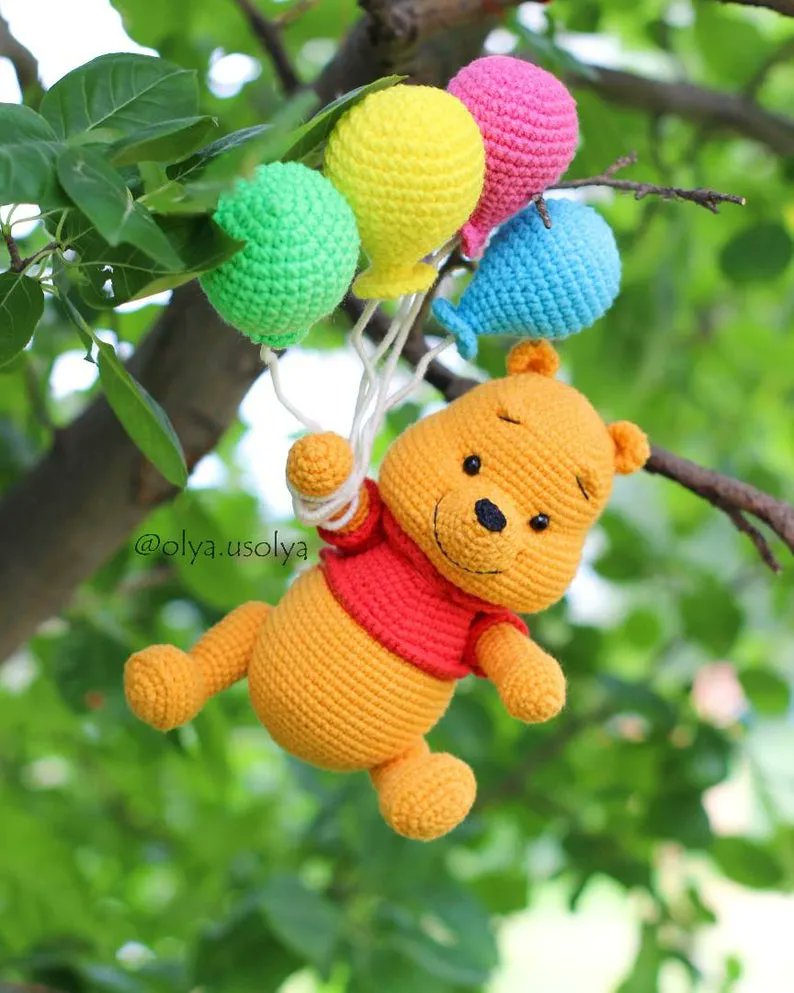 knithacker's tweet photo. Crochet a Tiny Wee Pooh Amigurumi ... He's Perfect! There's a Piglet Too! 👉 https://t.co/7bz5Fg1TKP #crochet #amigurumi https://t.co/dHyI2E1Hzq