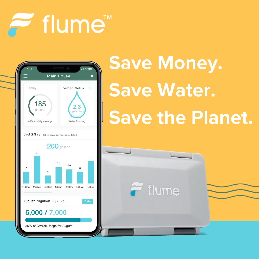 Save water and save money with a smart home water monitor!  Smart monitors can detect leaks in your home. Click the link to access a Flume smart home water monitor rebate  flumewater.com/solano/