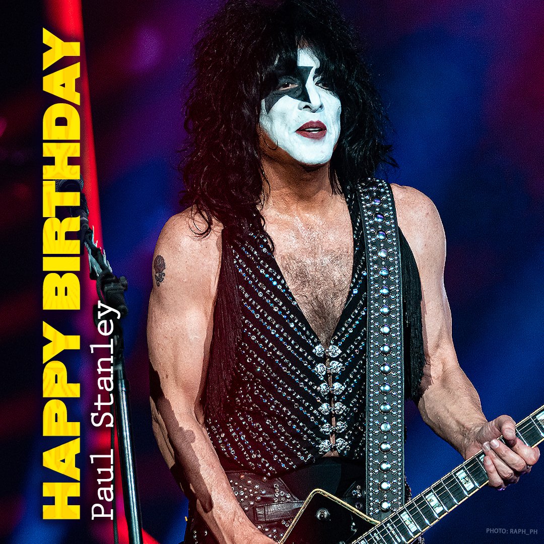 Happy 70th Birthday to Paul Stanley \"The Starchild\"   