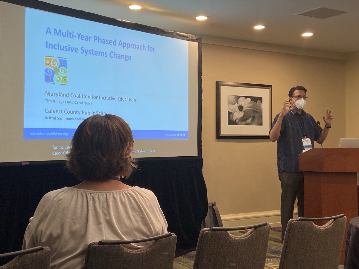 Betsie Camilliere and Brittni Sammons in partnership with MCIE’s Tim Villegas present at the Council for Exceptional Children’s National Conference in Orlando, Florida! #InclusiveEducation