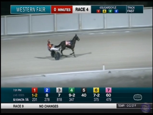 rebelsart's tweet photo. Sunshine In Mae @SunshineinMae1 and Scott Wray 6th place in race 4 at Western Fair @TheRacewayWFD 2:03.0🐴🧲🇨🇦
#trot #harnessracing #WesternFair #London #Canada https://t.co/Z06TrVFFmk
