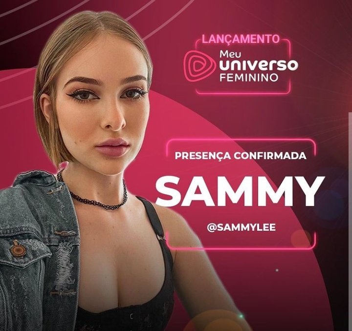centralsammyofc's tweet photo. A Sammy estará participando de um projeto chamado "Meu Universo Feminino" organizado pela Dra Deolane, que contará com a presença de várias influenciadoras. Você pode acompanhar tudo pelo instagram da @/sammylee, @/omeuuniversofeminino, @/deolaneb_. https://t.co/LOC7ZEzJBN