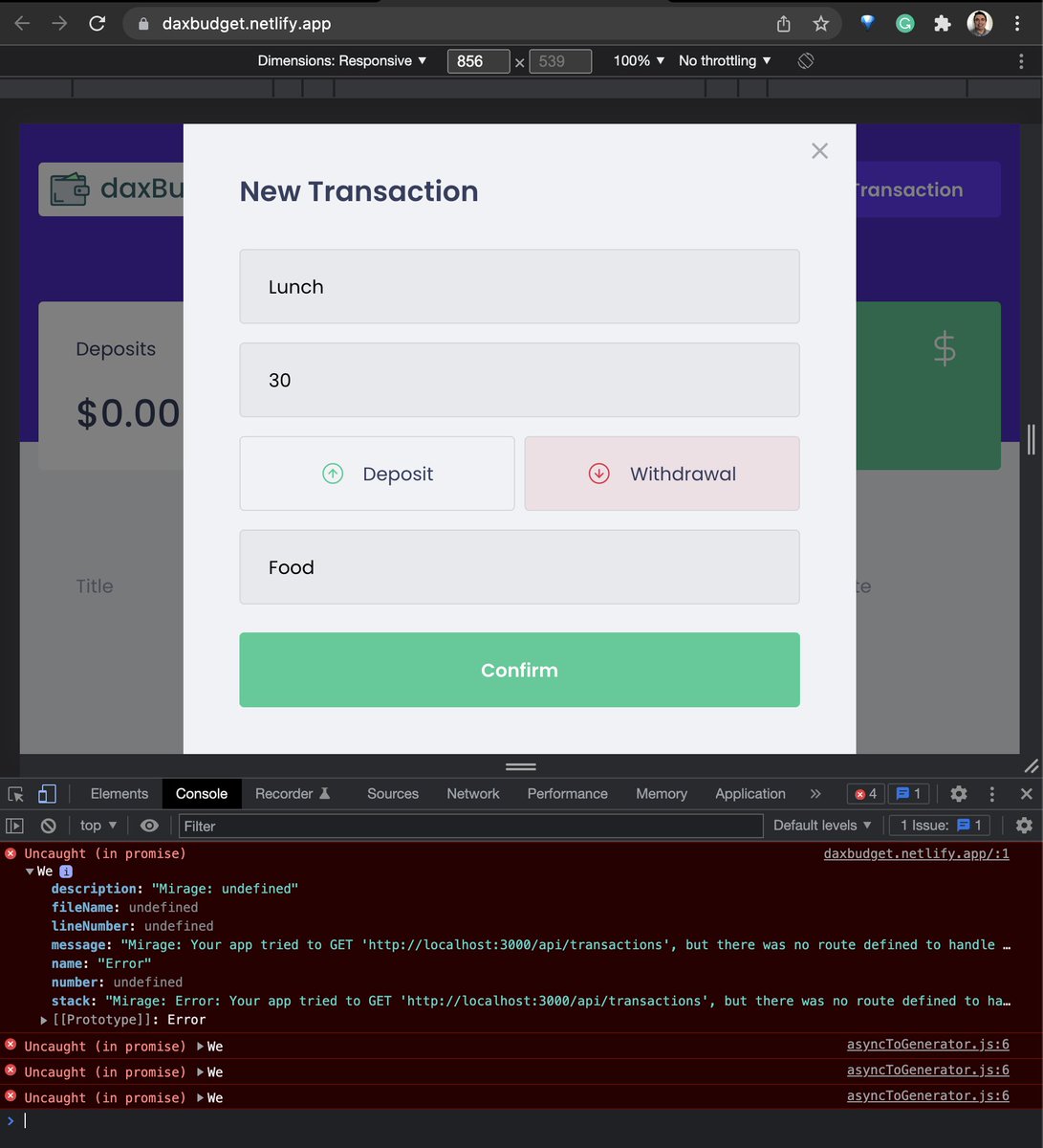 oliveiradax's tweet photo. Day 19 of #100DaysOfCode challenge. When you're so excited to deploy your finished application by the end of the day and forget that the next step is debugging. 🙁
#ReactJS #frontenddev #devlife https://t.co/I1puSLGx0l