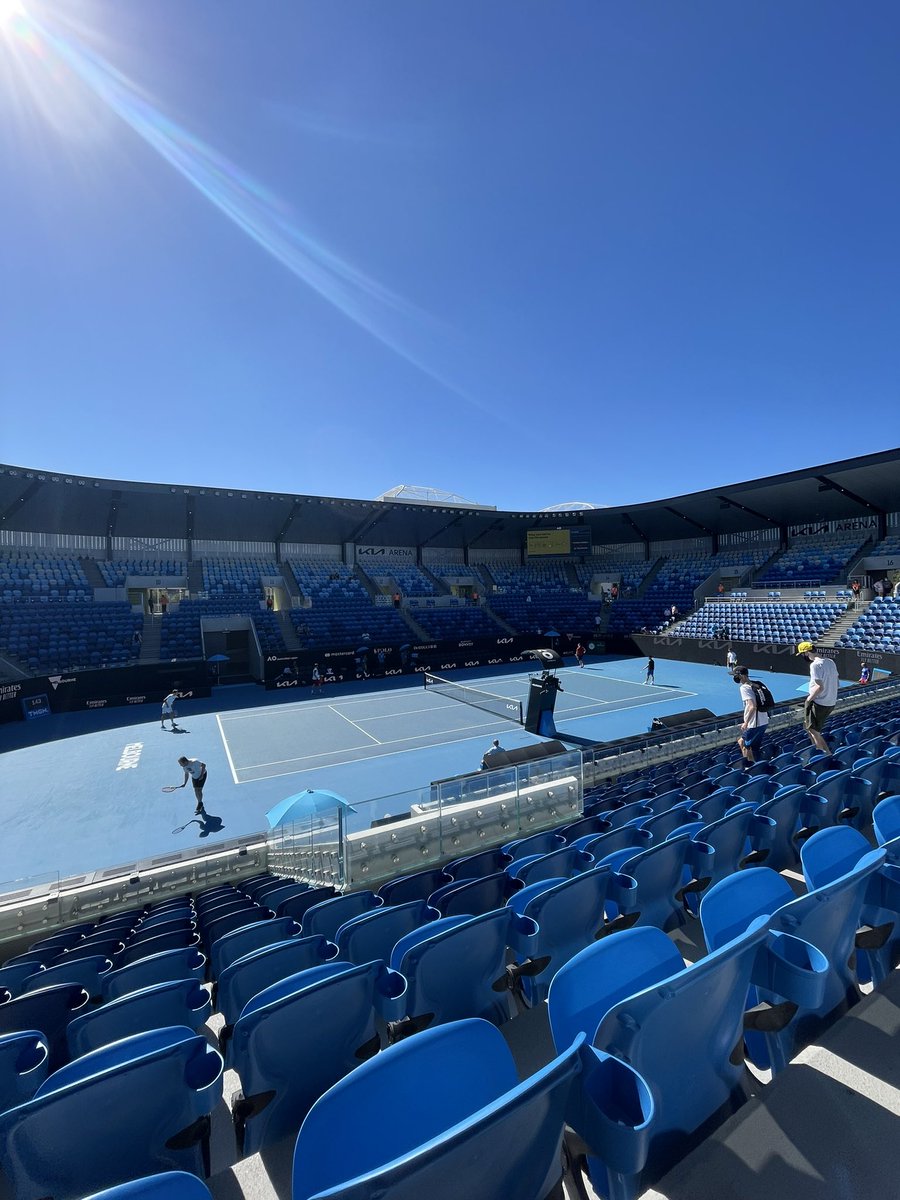 Ny dag på jobbet <a href="/AustralianOpen/">#AusOpen</a> med Wesport 🔥