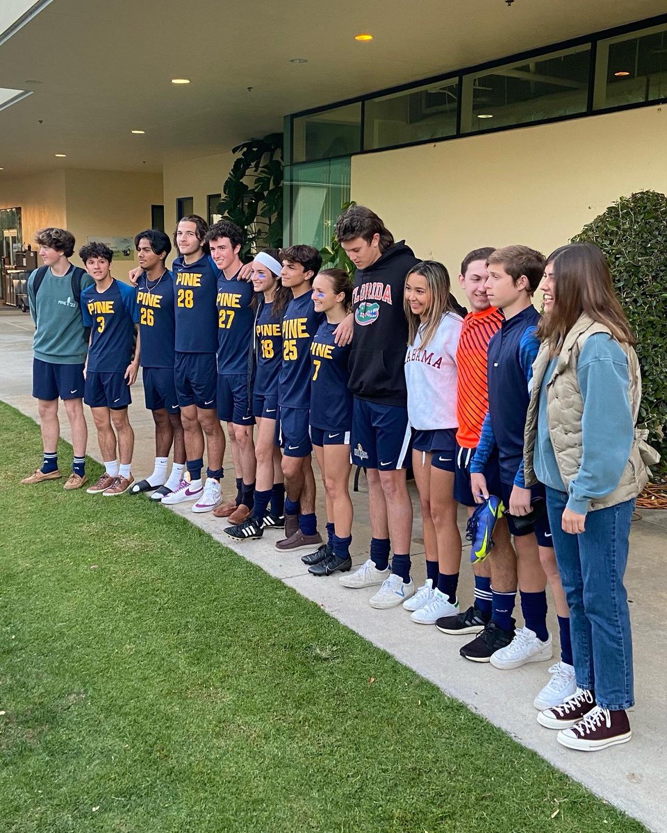 Bigs wins by both boys and girls soccer against St. Ed’s on Senior Day. Congrats Knights and thank you Seniors! #PineAthletics #PineSchool #PinePride