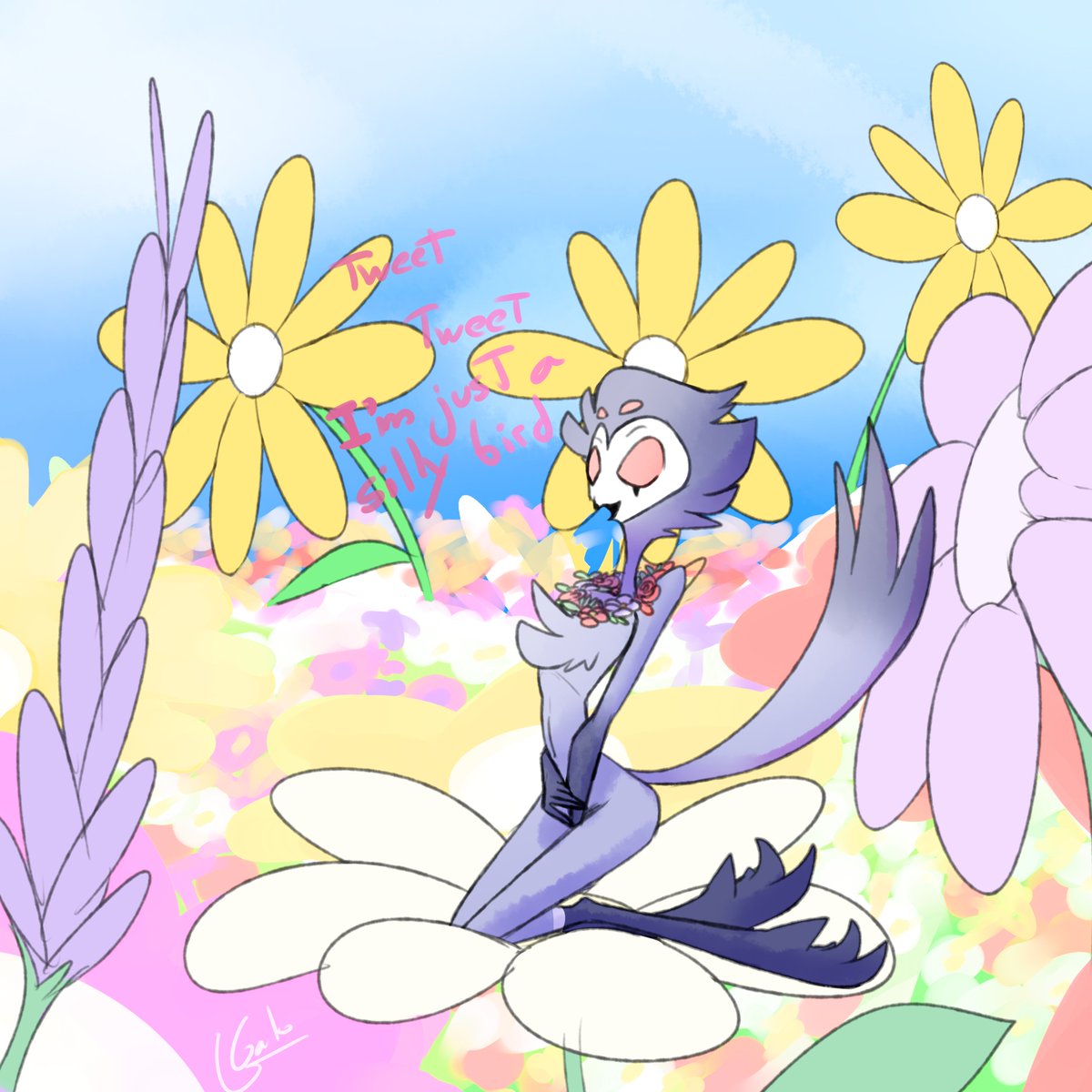 Docca27's tweet photo. Day 5: Flowers / Garden
Something simple cus I´m not that imaginative and just enjoy to do silly stuff xD
#StolasWeek #Stolasweek2022 #HelluvaBoss #HelluvaBossFanart #stolas https://t.co/9E3rot7QCV