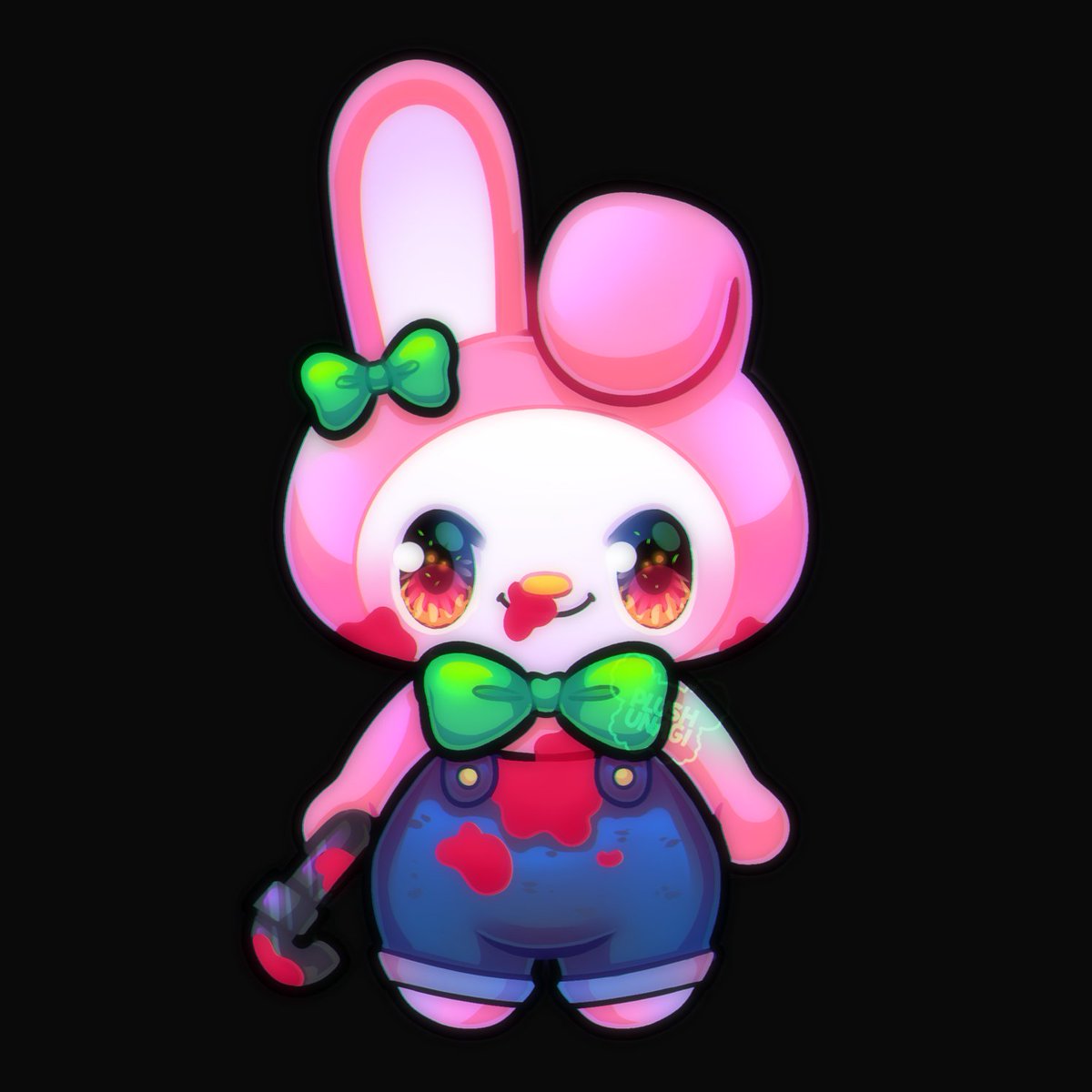 Plushunagi's tweet photo. ๐ค๐ญ Melody the Rabbit
๐๐๐ญ๐๐๐๐๐๐ญ๐๐
Third part of the Sanrio x Silent Hill artworks I did for @DetectiveTomato! Last piece being My Melody x Robbie The Rabbit! Pretty sure its My Melody's birthday!?
๐๐๐ญ๐๐๐๐๐๐ญ๐๐
#sanrio #silenthill #robbierabbit #mymelody https://t.co/IjzMy1cJLP