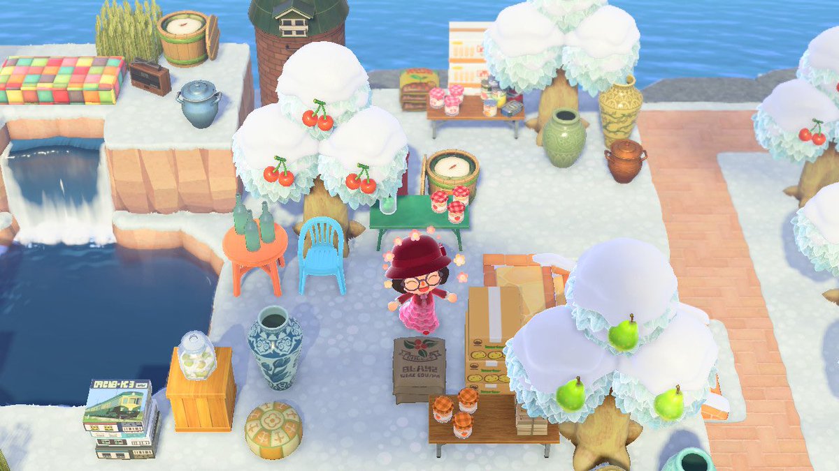 mclovin_acnh's tweet photo. farmers market at the back of my orchard 🤩 https://t.co/8NosKSUpsR