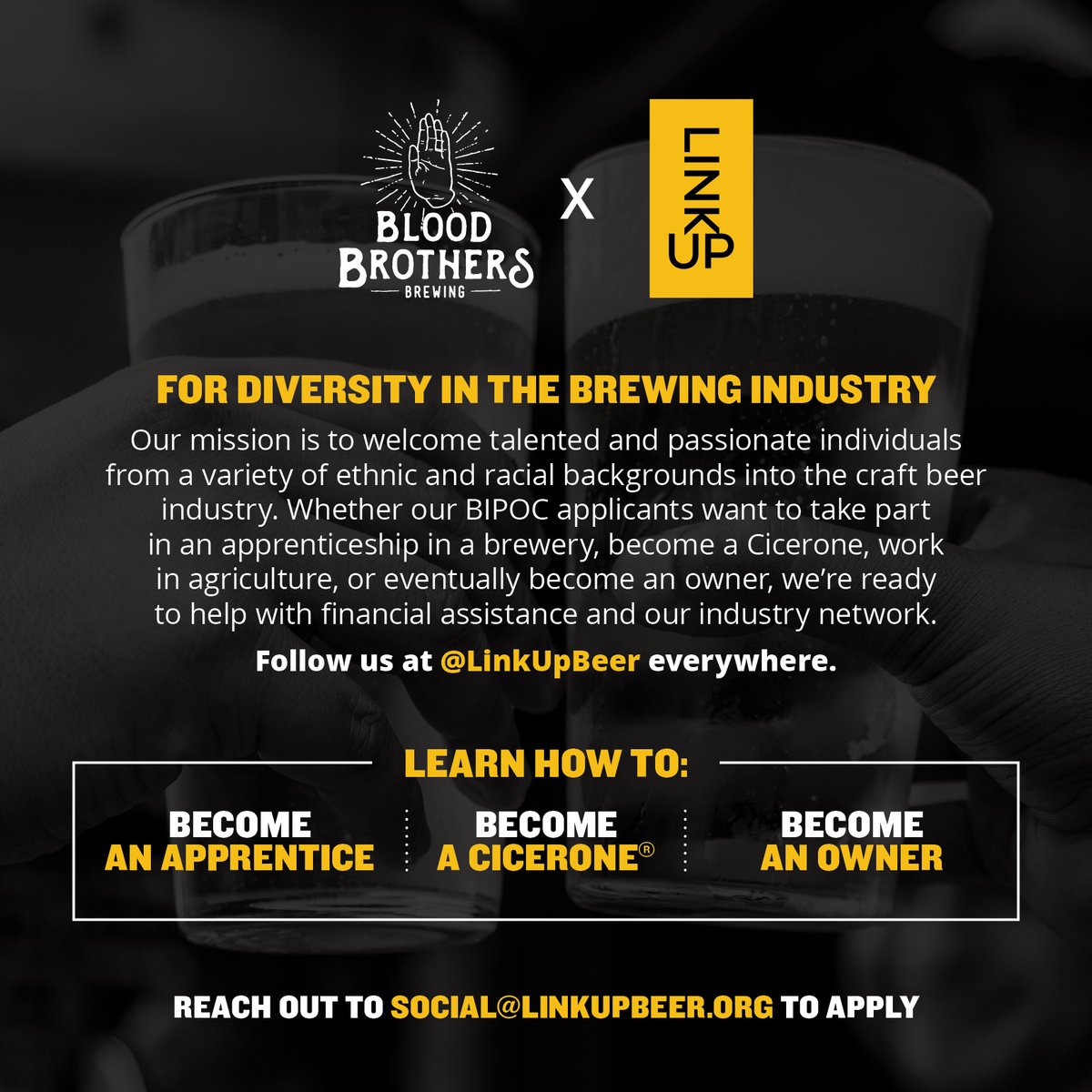 The second beer collab for Series 2 is with the legends at <a href="/BloodBrothersTO/">Blood Brothers Brewing</a> in Toronto, ON! We started with a Nano IPA and we’re moving right to the big dogs.