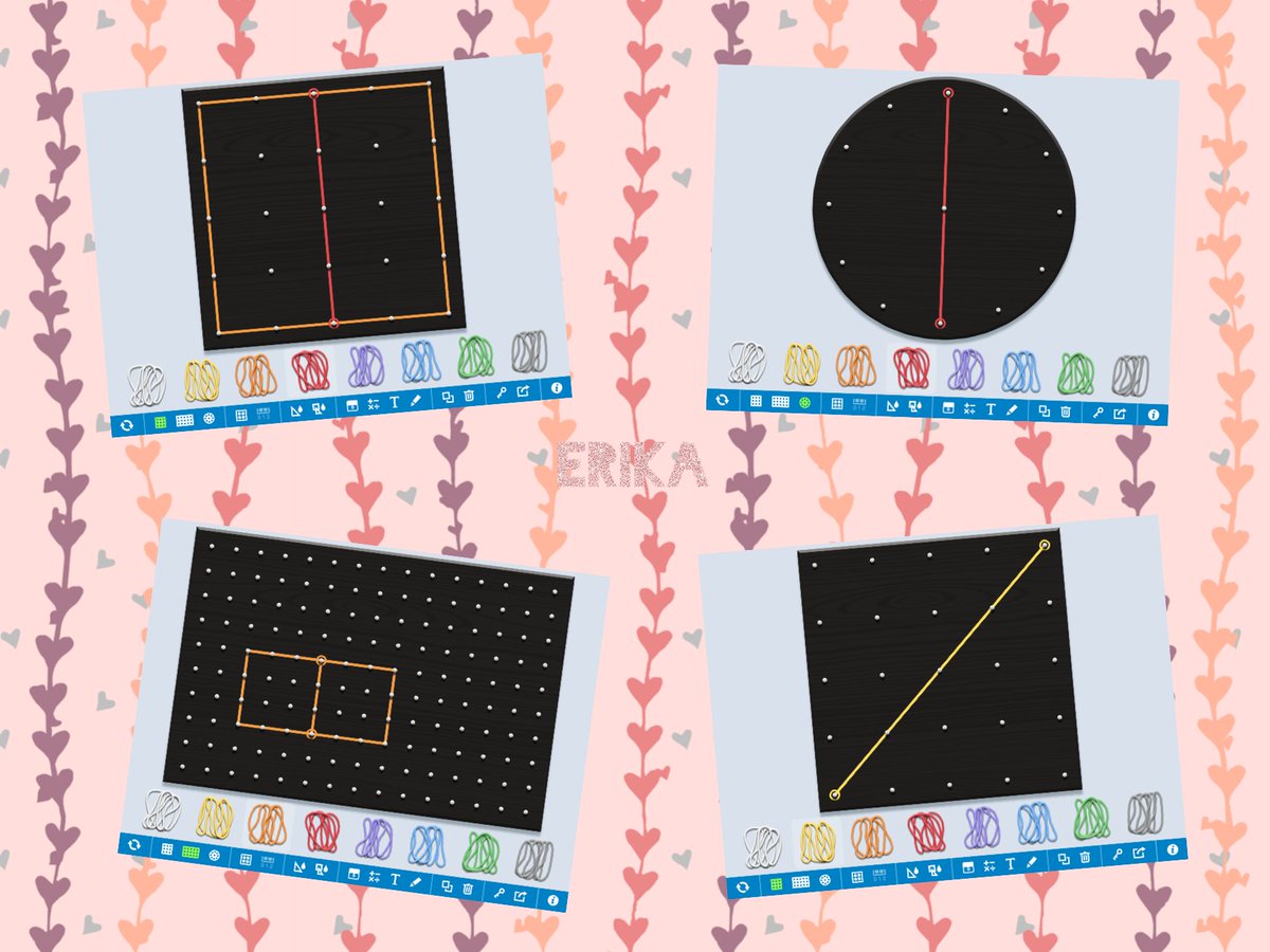 Look at all the ways we found to show 1/2!