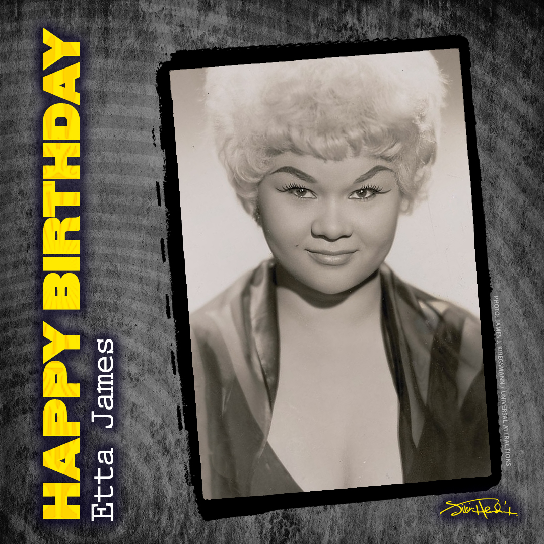 Happy Birthday to Etta James
January 25, 1938 - January 20, 2012  