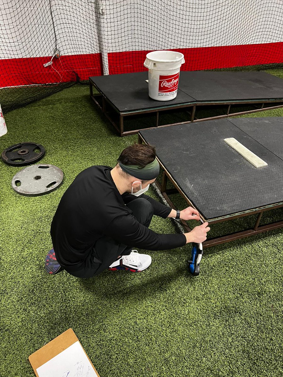 SeanMais455's tweet photo. First big project at @The__BDG Force Plate Tech will be a huge asset to objectively identify areas for player improvement #MeasureTwiceCutOnce https://t.co/WyoCjpCt8v