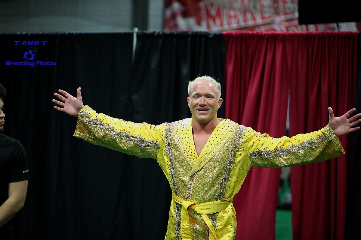 TandTWrestPhoto's tweet photo. The golden boy!! @ClearLikeWater1 https://t.co/iLO3IfYbYh