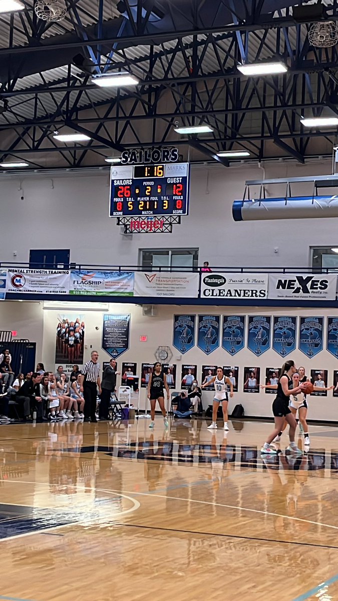 MSHSShaffer's tweet photo. Great half of basketball! Let’s Go Sailors! https://t.co/q8ddXfY5b9