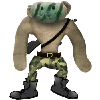 ABANDONED. on X: The bear skin of the day is: Commando from BEAR (Alpha)  and BEAR*! Description: GET TO ZE PUZZLE! Fact: Commando is the only skin  that has a footstep noise