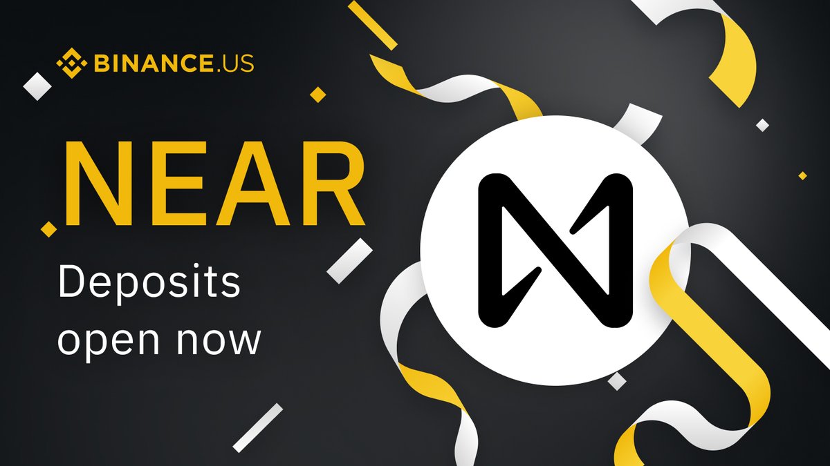 BinanceUS's tweet image. Binance.US will list Near Protocol @NEARProtocol $NEAR
Deposits are open now: support.binance.us/hc/en-us/artic…