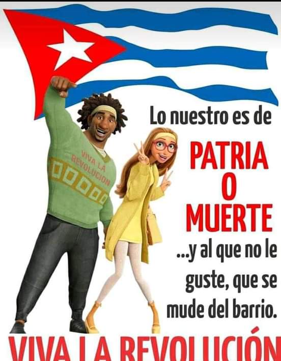 #HastaLaVictoriaSiempre 
#ConCubaNoTeMetas 
#UnidosPorLaRevolucion