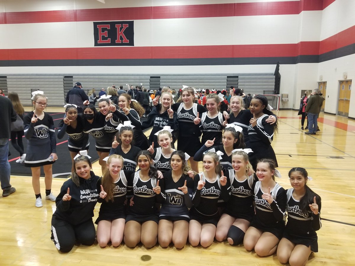 We got the W tonight!  Congratulations WO JV Cheer on a first place finish!!! <a href="/wopanthers/">West Ottawa Panthers</a> #GoWO