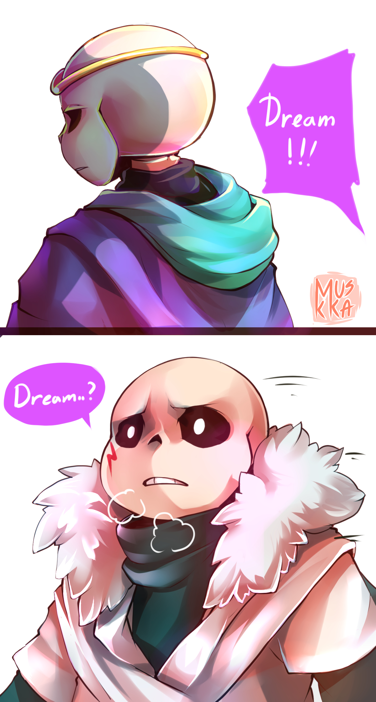 I depend on you. Dream sans x reader. - Sans and Papyrus x reader